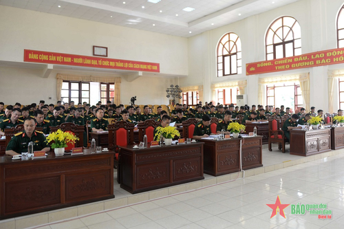 Trung đoàn 43 tổ chức Hội nghị tổng kết thực hiện Luật Sĩ quan