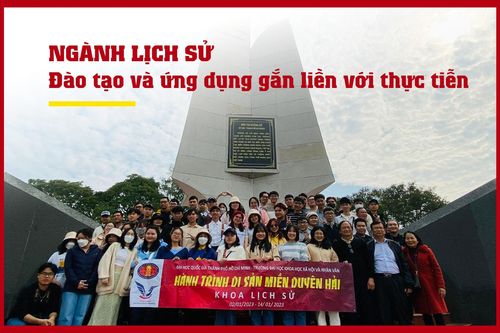 Ngành Lịch sử: Đào tạo và ứng dụng gắn liền với thực tiễn