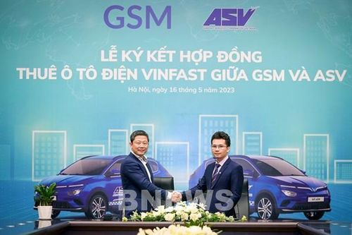ASV Airports Taxi thuê 500 ô tô điện VinFast từ GSM làm dịch vụ taxi sân bay