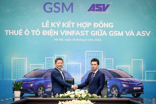 ASV Airports Taxi thuê 500 ô tô điện VinFast từ GSM