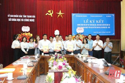 Đề xuất giải pháp nâng cao chỉ số năng lực cạnh tranh (DDCI) của Sở Khoa học và Công nghệ năm 2023 và ký kết chương trình phối hợp