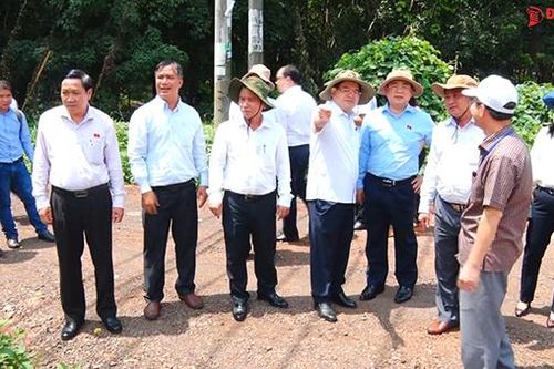 Đoàn đại biểu Quốc hội tỉnh giám sát Khu dân cư A1-C1, H.Thống Nhất