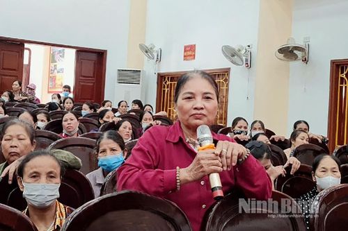 Đối thoại chính sách với hộ nghèo, cận nghèo huyện Nho Quan