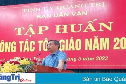 Tập huấn công tác tôn giáo năm 2023
