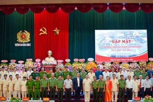 Gặp mặt kỷ niệm 55 năm Ngày thành lập Trường Cao đẳng ANND I