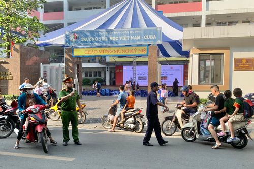 Ra mắt mô hình 'Cổng trường học an toàn giao thông'