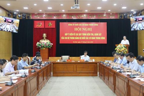 Hoàn thiện quy trình kiểm tra, giám sát của chi bộ trong Đảng bộ Khối các cơ quan Trung ương