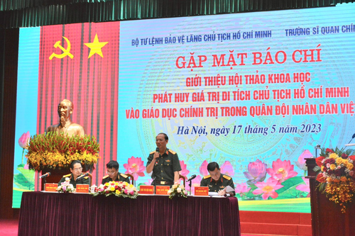 Giới thiệu Hội thảo 'Phát huy giá trị di tích Chủ tịch Hồ Chí Minh vào giáo dục chính trị trong Quân đội nhân dân Việt Nam'
