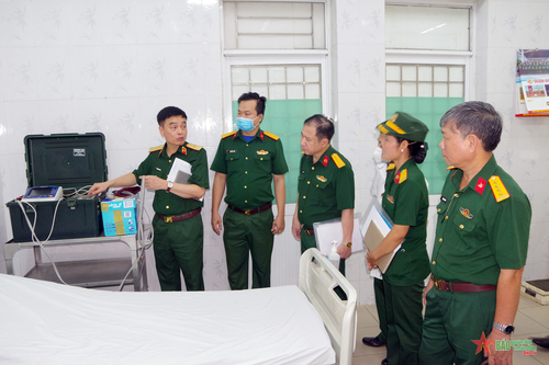 Cục Quân y kiểm tra công tác quân y, bảo hiểm y tế tại Sư đoàn 9, Quân đoàn 4