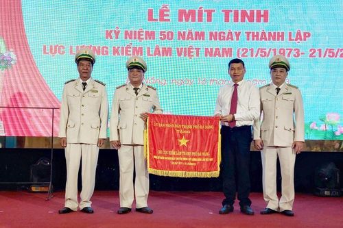 Mít tinh kỷ niệm 47 năm xây dựng và hoạt động của lực lượng Kiểm lâm thành phố Đà Nẵng