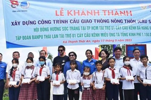 Sóc Trăng khánh thành hai cầu thanh niên