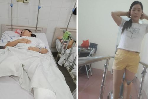 Cô giáo Bắc Kạn bị tai nạn: Đánh đổi đôi chân cho con được bình an