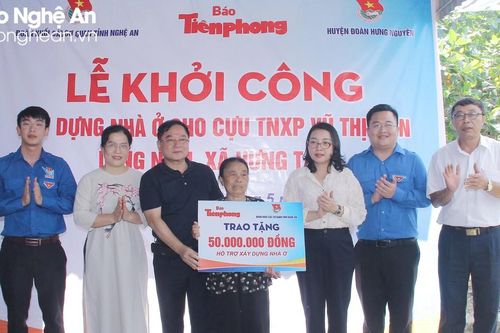 Huyện Hưng Nguyên đồng loạt xây dựng, sửa chữa 19 nhà ở cho người nghèo