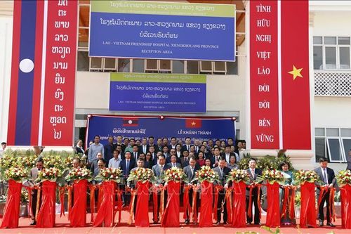 Khánh thành Bệnh viện Hữu nghị Lào - Việt Nam tỉnh Xiêng Khoảng