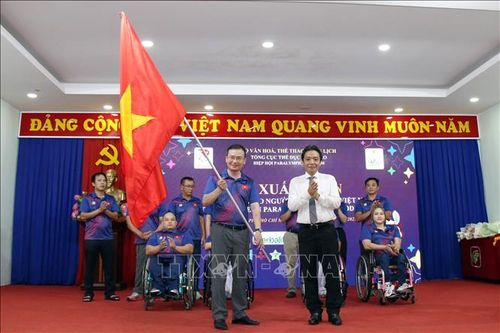 Đoàn thể thao người khuyết tật Việt Nam xuất quân tham dự ASEAN Para Games 12