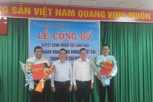Sở TNMT TPHCM điều động cán bộ cho các văn phòng đăng ký đất đai