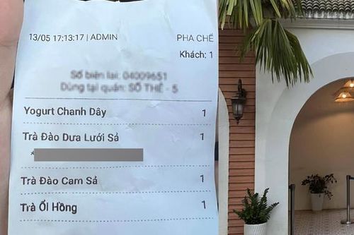 Nhân viên viết lời chửi thề khách lên hóa đơn, đại diện quán cafe nói gì?