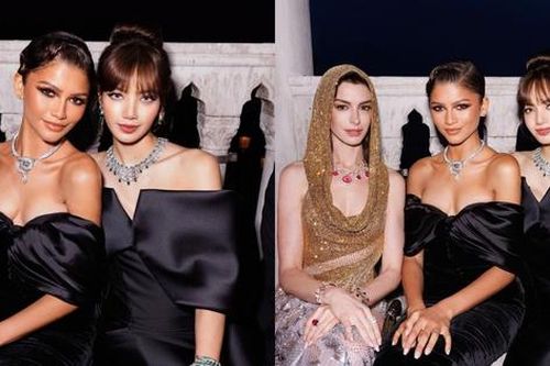 Chùm ảnh chung sắc nét của Lisa, Zendaya, Anne Hathaway