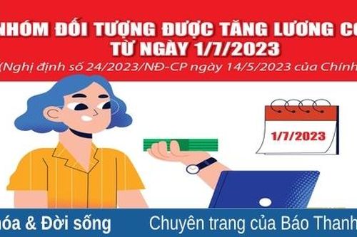 9 nhóm đối tượng được tăng lương cơ sở từ ngày 1/7/2023