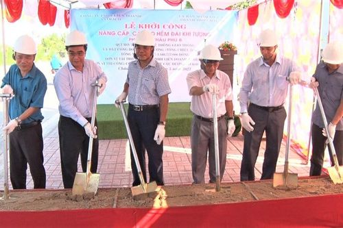 Khởi công công trình nâng cấp hẻm Đài khí tượng ở TP. Châu Đốc
