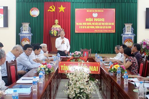 Hội Luật gia tỉnh tổ chức tuyên truyền, phổ biến 2 luật mới