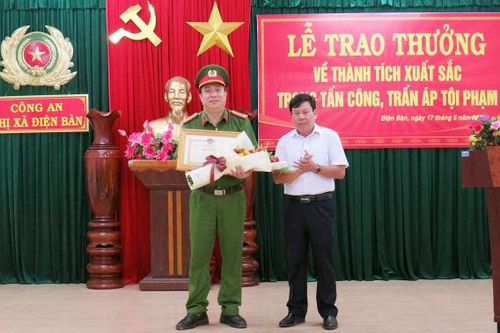 Khen thưởng nhiều tập thể, cá nhân tại Điện Bàn xuất sắc trong đấu tranh, trấn áp tội phạm