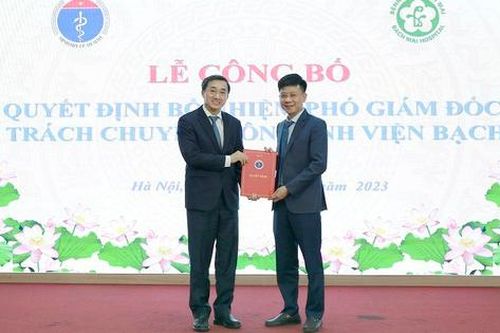 Bộ Y tế bổ nhiệm Phó giám đốc phụ trách chuyên môn Bệnh viện Bạch Mai