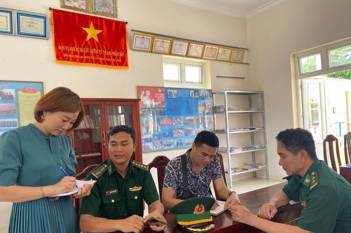 Đoàn báo chí Hà Nội thăm và làm việc với biên phòng Cà Mau, Kiên Giang