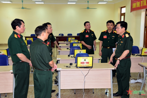 Cục Quân nhu, Tổng cục Hậu cần thi cán bộ, chỉ huy của các đơn vị trực thuộc
