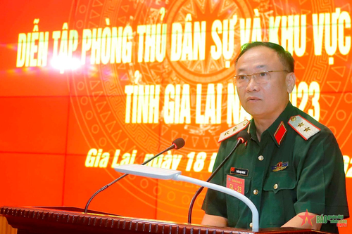 Quân khu 5 khai mạc diễn tập Khu vực phòng thủ tỉnh Gia Lai năm 2023