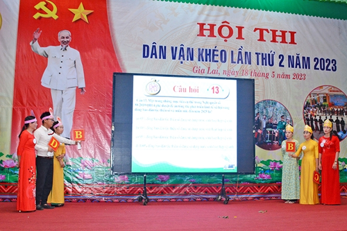 Sôi nổi, hấp dẫn, thiết thực hội thi 'Dân vận khéo' của Công ty 74