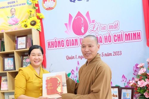 Quận 1 ra mắt Không gian văn hóa Hồ Chí Minh tại Linh Phước tự