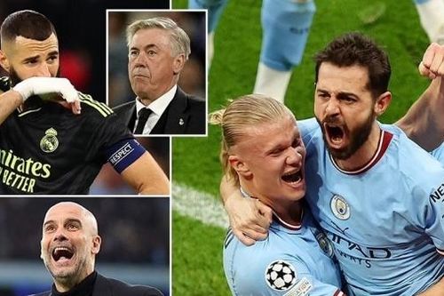 Thắng đậm Real Madrid, Man City vào trận chung kết Champions League 2022/23