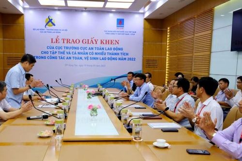 PV GAS được Cục An toàn Lao động khen thưởng