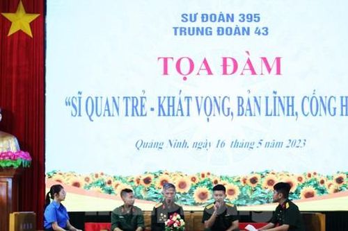 Mỗi sĩ quan trẻ phải là một tấm gương vượt khó