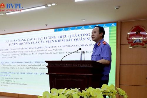 Viện kiểm sát quân sự Trung ương: Tập huấn chuyên sâu kỹ năng viết tin, bài tuyên truyền
