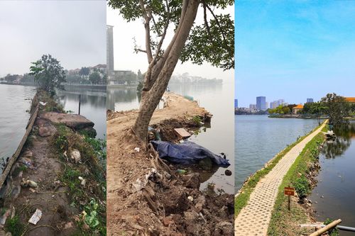 Chỉnh trang 'bờ kè thành đường' ven Hồ Tây: Nên mừng hay lo?