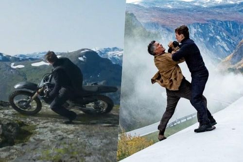 Tom Cruise 'làm điều không tưởng': Phi mô tô, lao thẳng xuống vực trong trailer phim mới