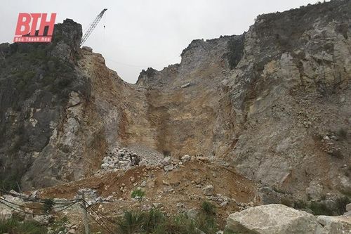 Vĩnh Lộc tăng cường quản lý tài nguyên khoáng sản