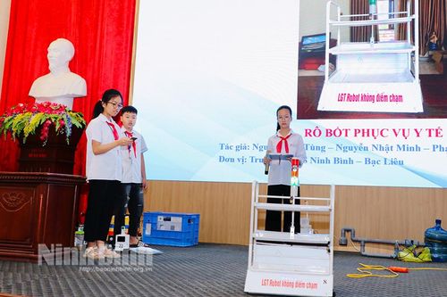 Chung khảo cuộc thi sáng tạo thanh, thiếu niên và nhi đồng thành phố Ninh Bình lần thứ XIV, năm 2023