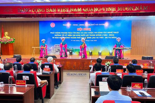 Thành phố Hải Dương phát động phong trào thi đua và sáng tác nghệ thuật
