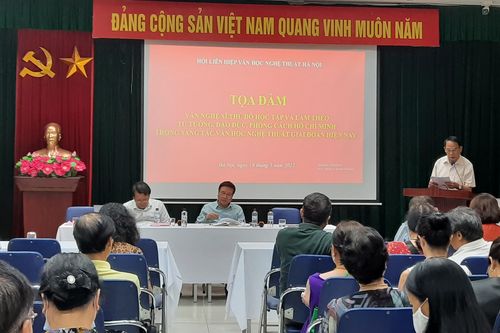 'Văn nghệ sĩ Thủ đô học tập và làm theo tư tưởng, đạo đức phong cách Hồ Chí Minh trong sáng tác VHNT giai đoạn hiện nay'