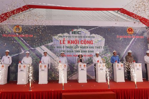 Khởi công dự án nhà ở thuộc quy hoạch Khu thiết chế Công đoàn tỉnh Bình Định
