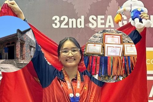 Cảm phục cô gái Mường nghị lực, bố làm 'phu đá', mẹ đan cót, làm ruộng, vẫn phá kỷ lục SEA Games