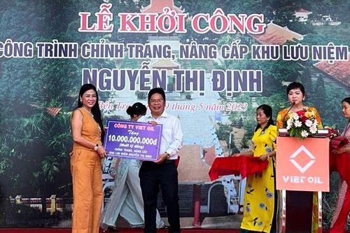 Khởi công chỉnh trang, nâng cấp Khu lưu niệm Nguyễn Thị Định