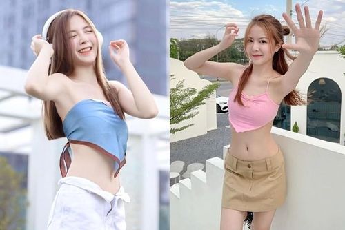 Hot girl Thái Lan diện áo yếm khoe body đẹp mê mẩn