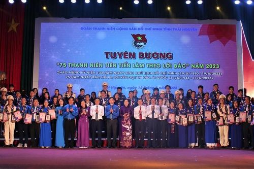 Tuyên dương 75 thanh niên Thái Nguyên tiên tiến làm theo lời Bác