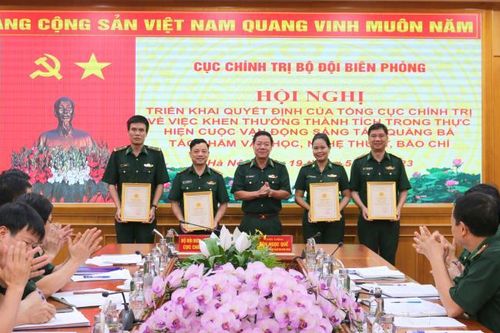 BĐBP có 5 tác phẩm được khen thưởng trong Cuộc vận động sáng tác về chủ đề học tập và làm theo lời Bác