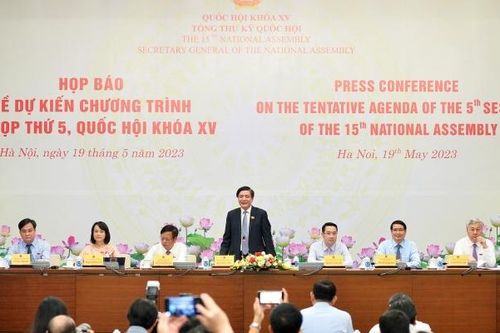 Tại Kỳ họp thứ 5, Quốc hội khóa XV sẽ xem xét công tác nhân sự