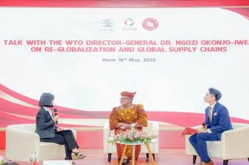 Tổng giám đốc WTO giao lưu với sinh viên Ngoại thương về tái toàn cầu hóa